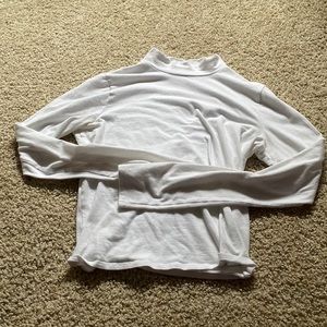Hollister White long sleeve turtle neck!